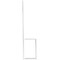 Ekena Millwork 4-in. W x 6-in. D x 18-in. H Balboa Architectural Grade PVC Knee Brace BRCP04X06X18BOA - alternate 2